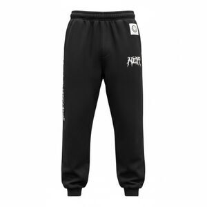 NWT NEFF Unisex Black Graphic “Weird Times” Sweatpants Joggers - Size Small